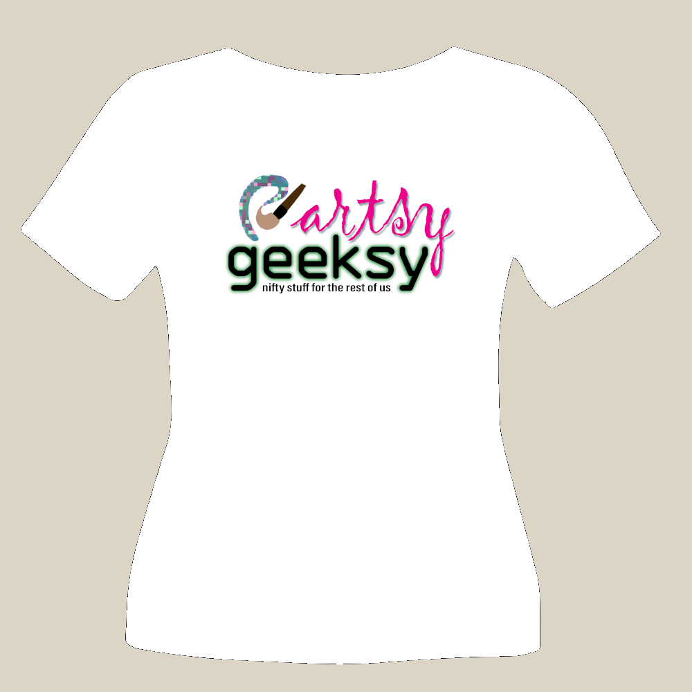 "ArtsyGeeksy" Official Branded Graphic Tee Shirt