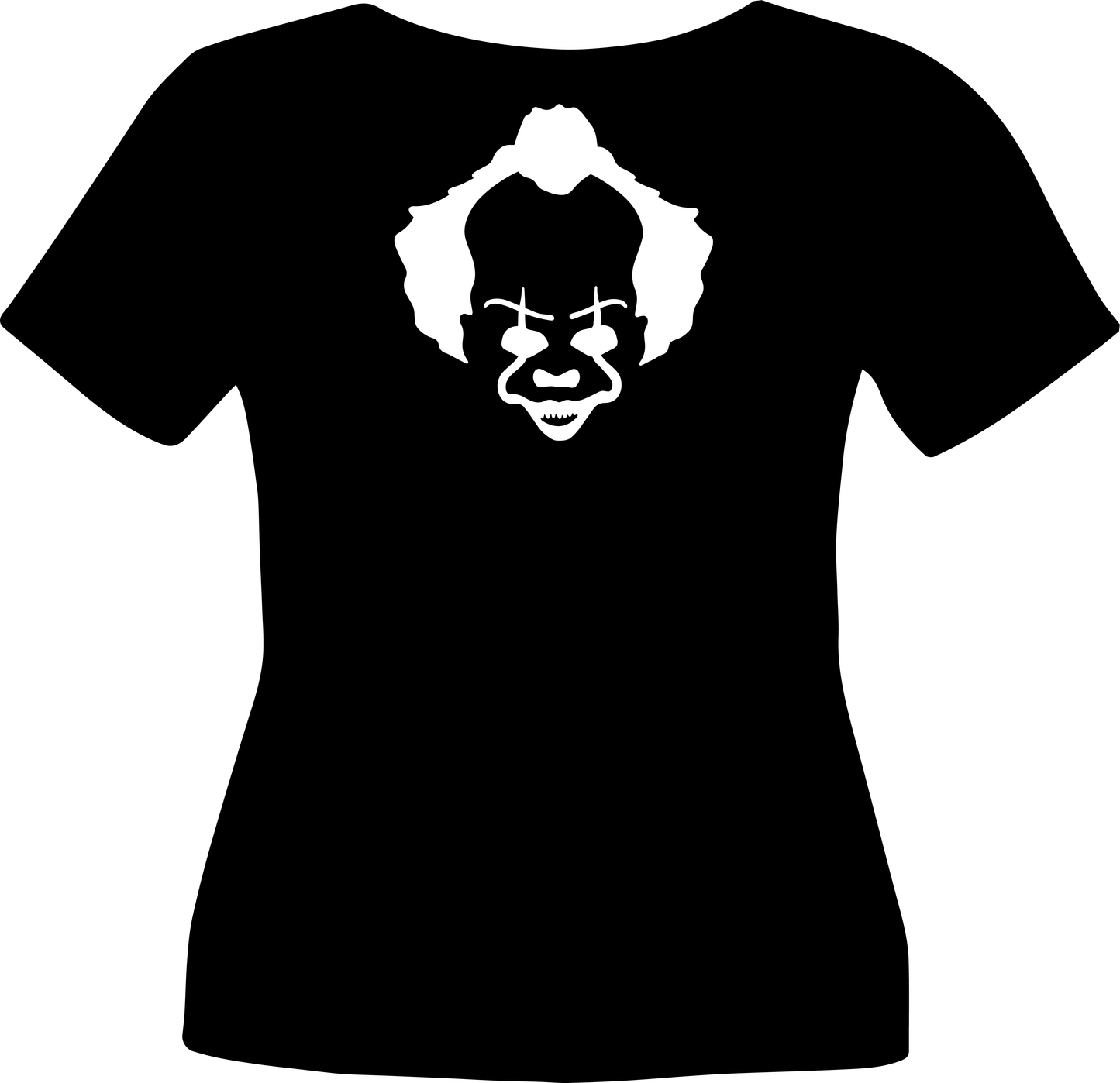"Creepy Clown" Tee Shirt Design