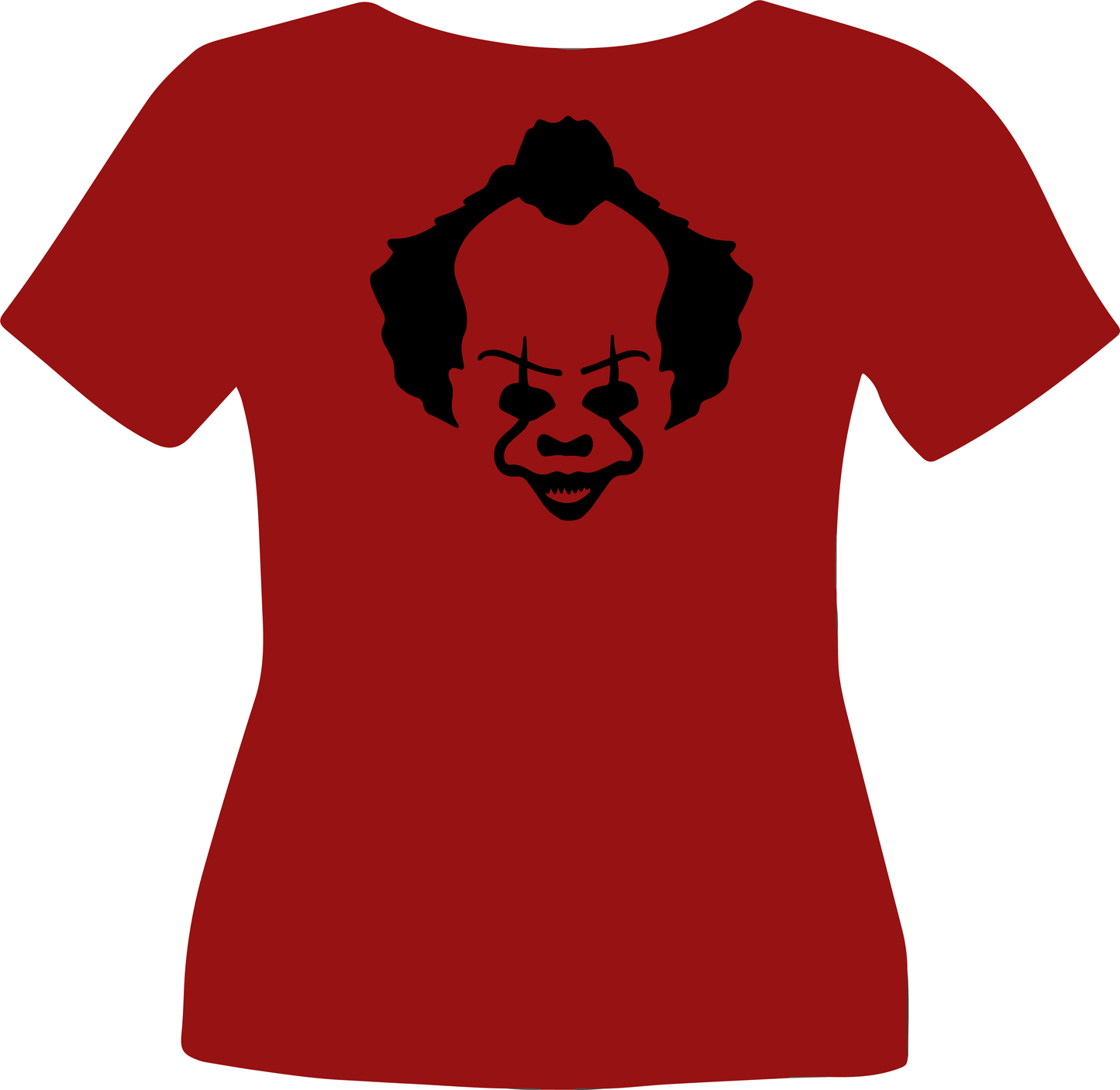 "Creepy Clown" Tee Shirt Design