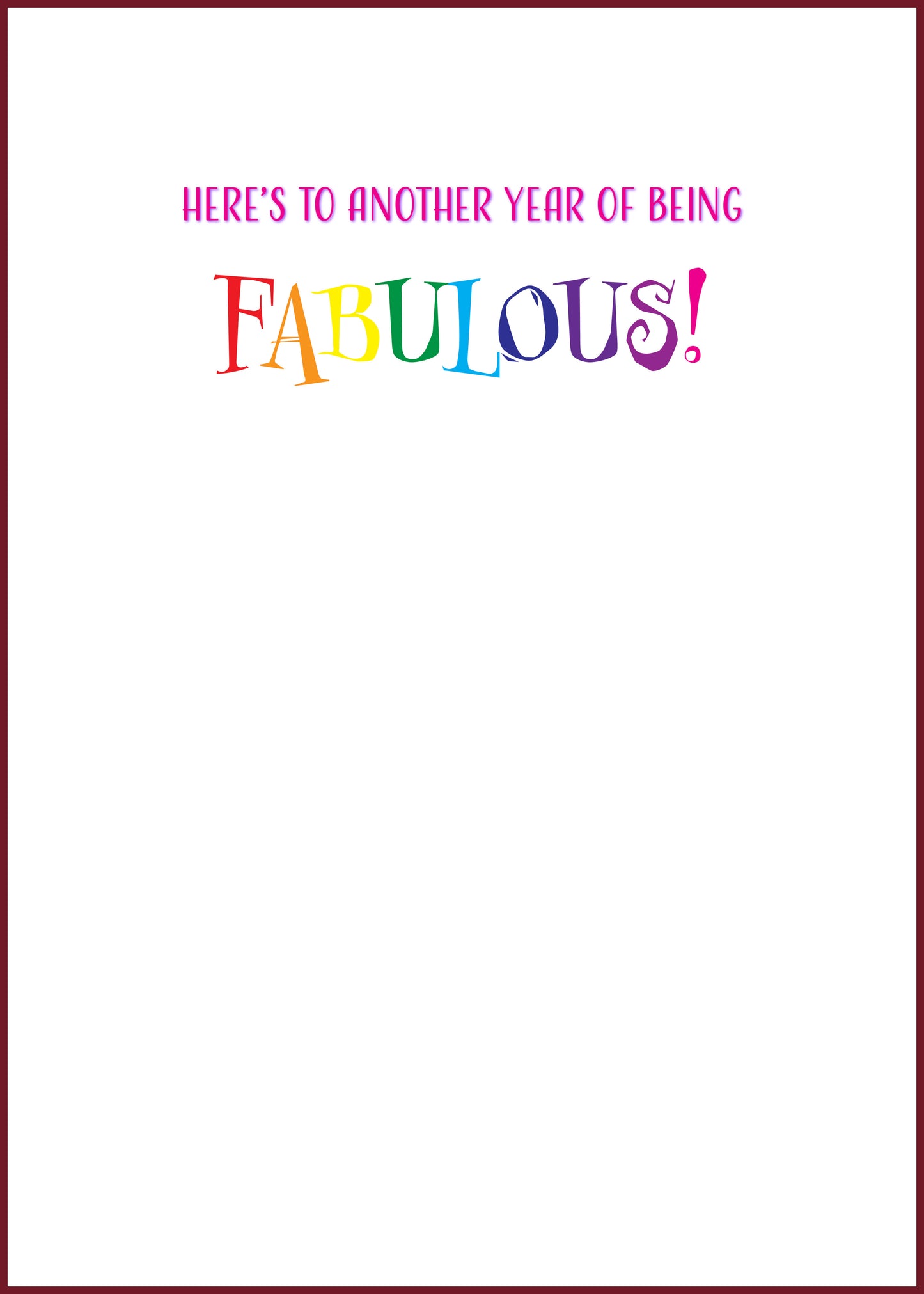 "Happy Birth Gay!" Greeting Card (Birthday, LGBTQ+)