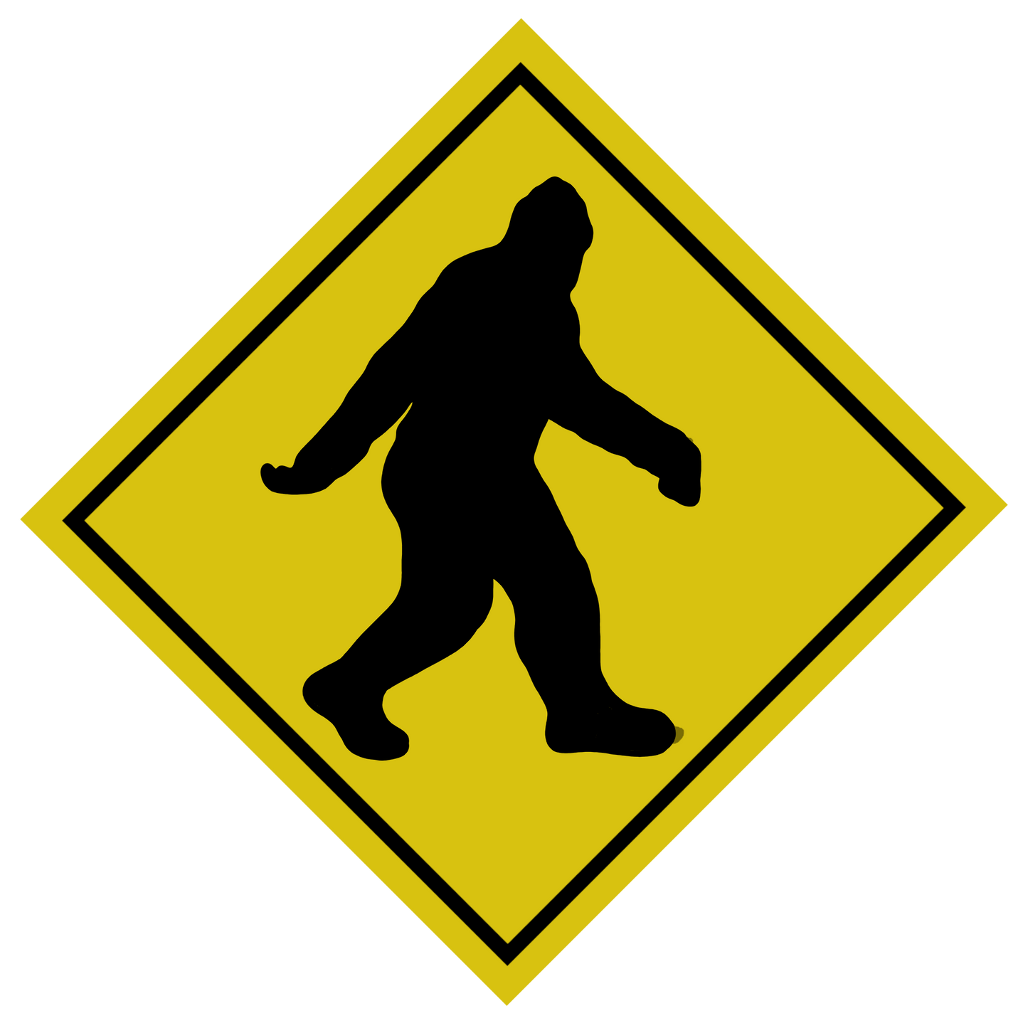 "SASQUATCH CROSSING" Tee Shirt Design