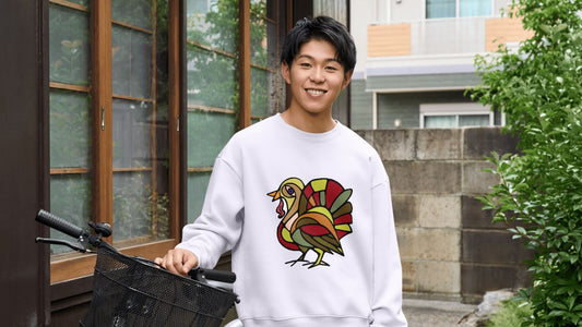 Cubist Picasso Turkey Sweatshirt Design (Holiday)