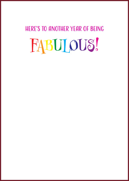 "Happy Birth Gay!" Greeting Card (Birthday, LGBTQ+)