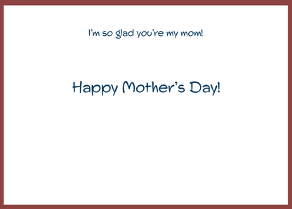 "Heart Balloons" Greeting Card (Mother's Day)